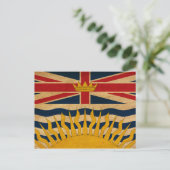 British Columbia Flag Briefkaart (Staand voorkant)