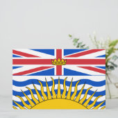 British Columbia Flag Briefpapier (Staand voorkant)