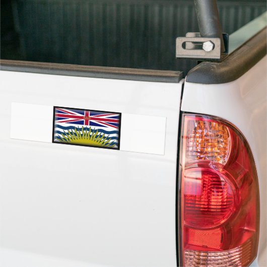 British Columbia Flag Bumpersticker (Op Truck)