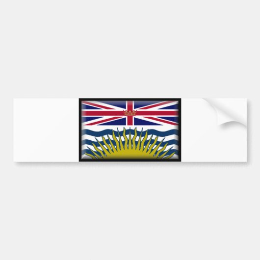 British Columbia Flag Bumpersticker (Voorkant)