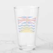 British Columbia Flag Glas (Achterkant)