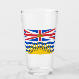 British Columbia Flag Glas