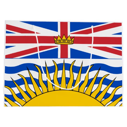 British Columbia Flag Groot Cadeauzakje (Achterkant)