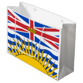 British Columbia Flag Groot Cadeauzakje (Voorkant Gekanteld)