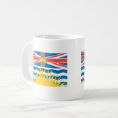 BRITISH COLUMBIA Flag Koffiemok (Voorkant links)