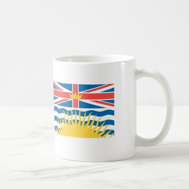BRITISH COLUMBIA Flag Koffiemok (Rechts)