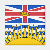 British Columbia Flag Magneet (Voorkant)