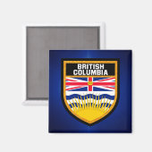 British Columbia Flag Magneet (Voorkant / Achterkant)
