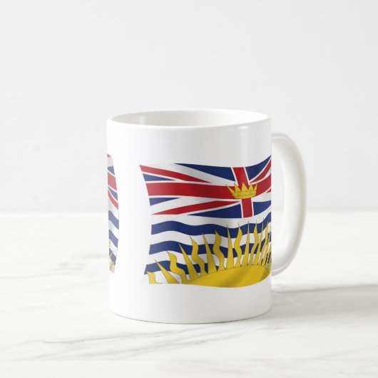 British Columbia Flag Mok (Voorkant rechts)
