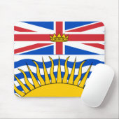 British Columbia Flag Muismat (Met muis)