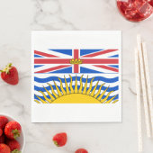 British Columbia Flag Servet (Insitu)