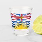 British Columbia Flag Shot Glas (Voorkant)