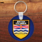 British Columbia Flag Sleutelhanger (Voorkant)