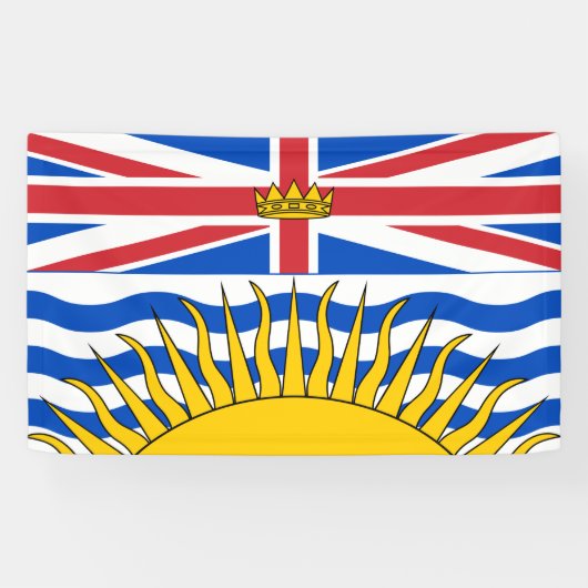 British Columbia Flag Spandoek (Horizontaal)