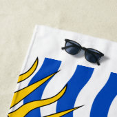 British Columbia Flag Strandlaken (In situ)