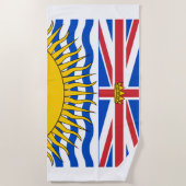 British Columbia Flag Strandlaken (Voorkant)