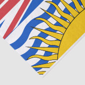 British Columbia Flag Tissuepapier (Detail)