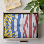 British Columbia Flag Tissuepapier (Geschenk)