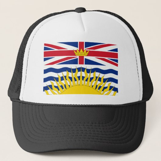 British Columbia Flag Trucker Pet (Voorkant)