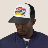 British Columbia Flag Trucker Pet (In situ)