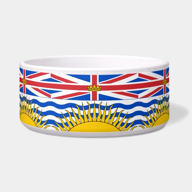 British Columbia Flag Voerbakje (Voorkant)