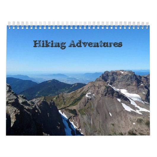 British Columbia Hiking Adventures Schilderachtig Kalender (Hoes)