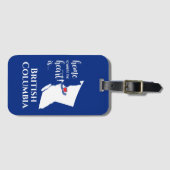 British Columbia Home is waar het hart... Bagagelabel (Voorkant (horizontaal))