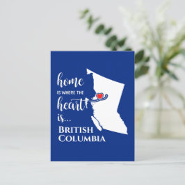 British Columbia Home is waar het hart... Briefkaart