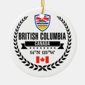 British Columbia Keramisch Ornament (Voorkant)