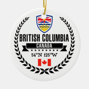 British Columbia Keramisch Ornament