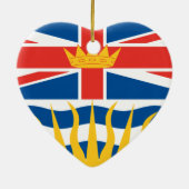 BRITISH COLUMBIA KERAMISCH ORNAMENT (Achterkant)