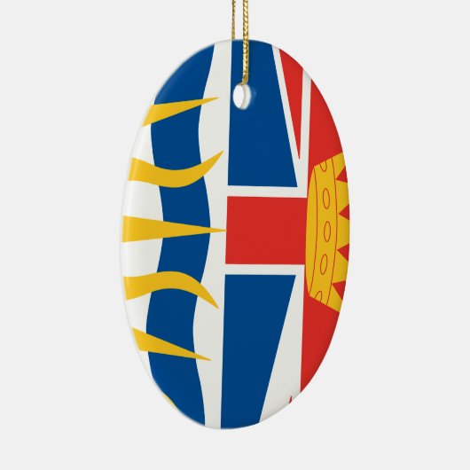 BRITISH COLUMBIA KERAMISCH ORNAMENT (Rechts)