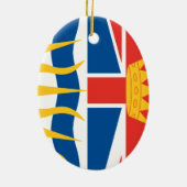 BRITISH COLUMBIA KERAMISCH ORNAMENT (Achterkant)