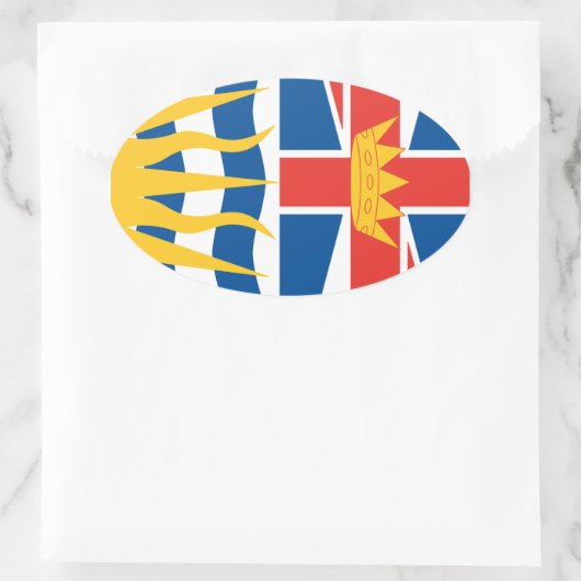 BRITISH COLUMBIA OVALE STICKER (Tas)