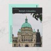 British Columbia Parliament Buildings Canada Briefkaart (Voorkant / Achterkant)