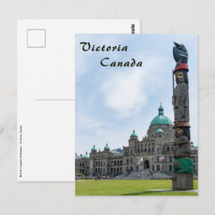 British Columbia Parliament - Victoria, Canada Briefkaart