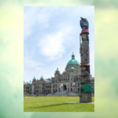 British Columbia Parliament - Victoria, Canada Raamsticker (Vel 3)