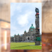 British Columbia Parliament - Victoria, Canada Raamsticker (Vel 2)