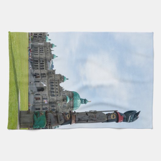 British Columbia Parliament - Victoria, Canada Theedoek (Horizontaal)