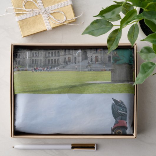 British Columbia Parliament - Victoria, Canada Tissuepapier (Geschenk)