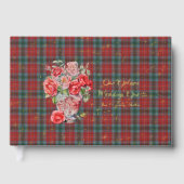 British Columbia Provincial Tartan Golden Wedding Gastenboek (Voorkant)