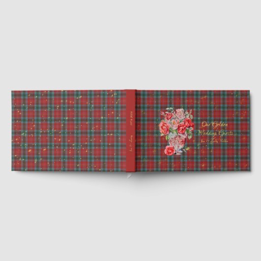 British Columbia Provincial Tartan Golden Wedding Gastenboek (Volledig)