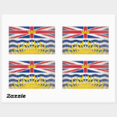 British Columbia Rechthoekige Sticker (Vel)