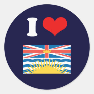 BRITISH COLUMBIA RONDE STICKER