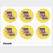British Columbia Ronde Sticker (Vel)