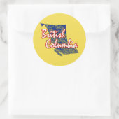 British Columbia Ronde Sticker (Tas)