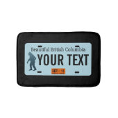 British Columbia Sasquatch License Bord Badmat (Voorkant)