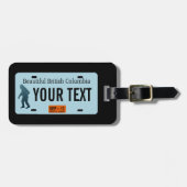 British Columbia Sasquatch License Bord Bagagelabel (Voorkant horizontaal)