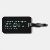 British Columbia Sasquatch License Bord Bagagelabel (Achterkant horizontaal)