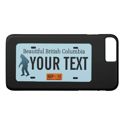 British Columbia Sasquatch License Bord Case-Mate iPhone Case (Achterkant (Horizontaal))